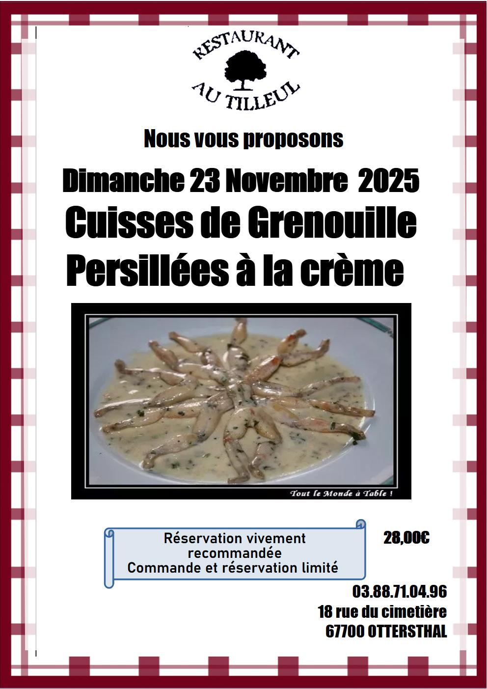Cuisses de grenouilles